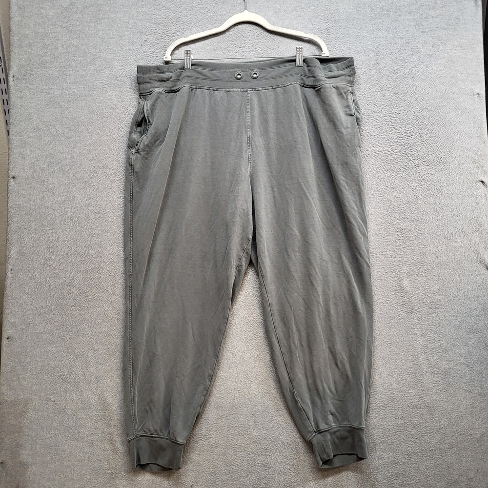 Athleta Women Activewear Pants 3X Gray Balance Jogger Athleisure Fleece